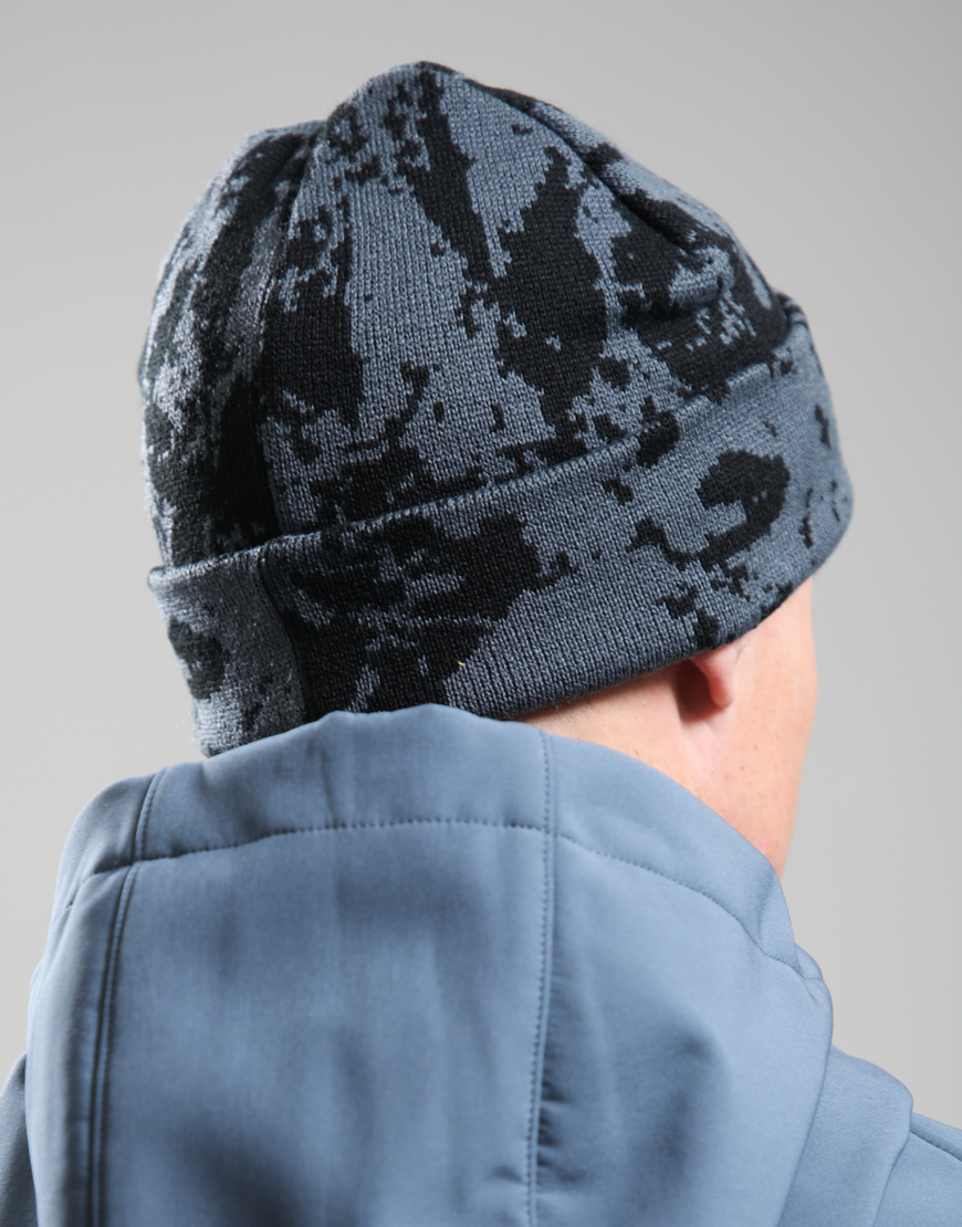 Alternative view of Jacquard Beanie // Black Camo