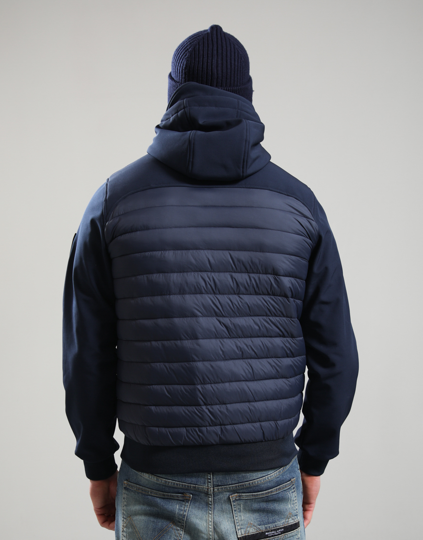 Alternative view of Avondale Hybrid Jacket // Navy