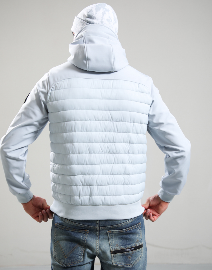 Alternative view of Avondale Hybrid Jacket // Wolf Grey