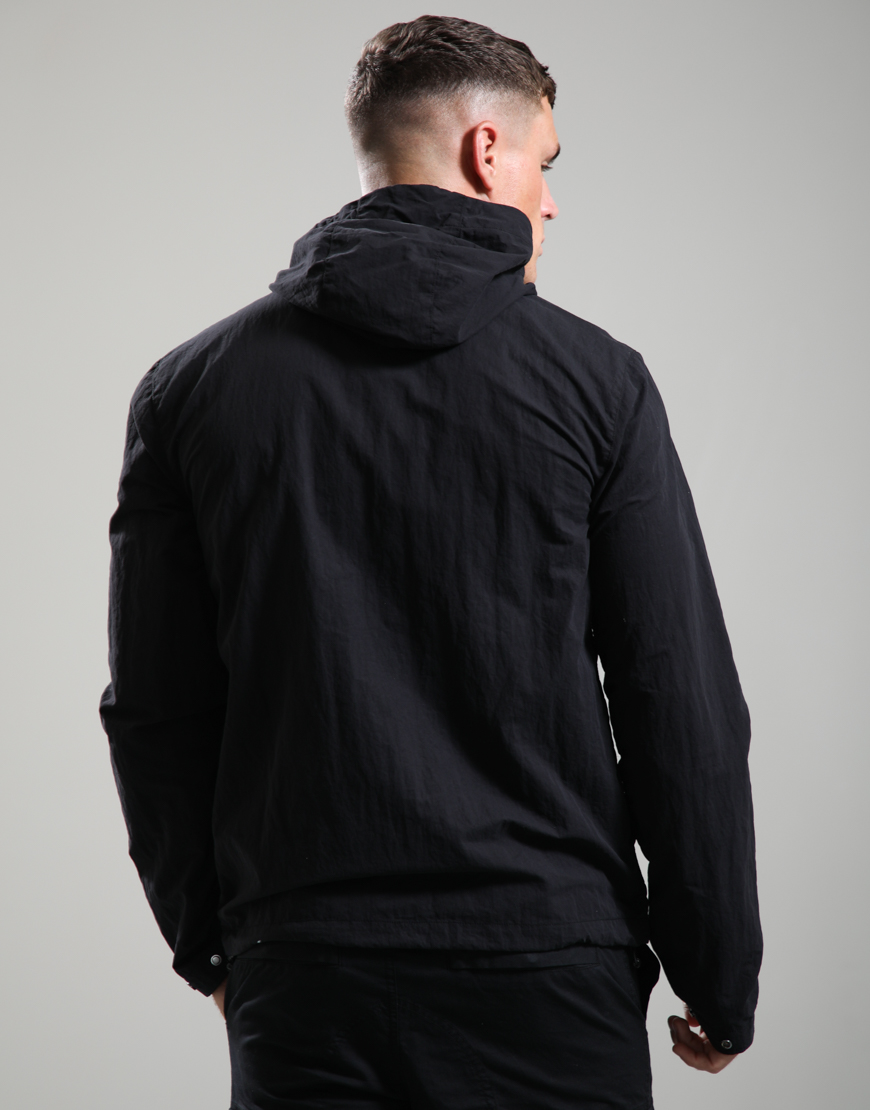 Alternative view of Amerigo Hooded Overshirt // Black
