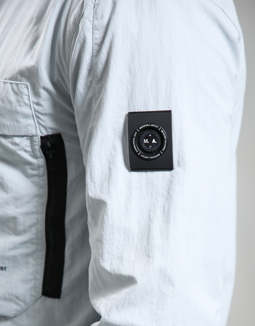 Amerigo Hooded Overshirt // Wolf Grey - Image 3