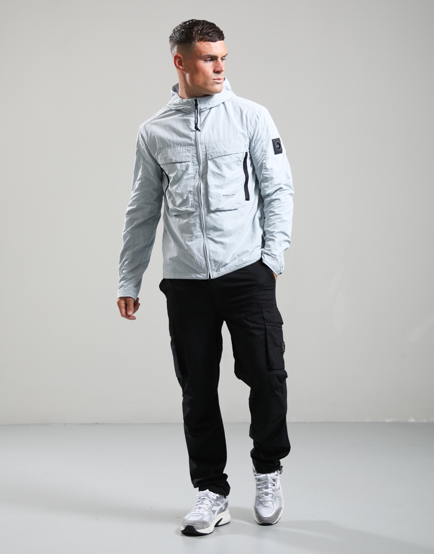 Amerigo Hooded Overshirt // Wolf Grey - Image 4