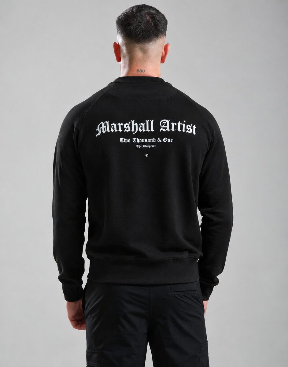 Blueprint Crewneck //  Black