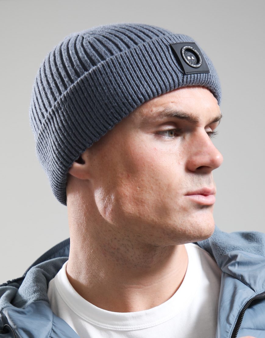 Siren Knitted Beanie Hat // Storm Grey