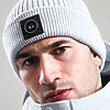Siren Knitted Beanie Hat // Wolf Grey