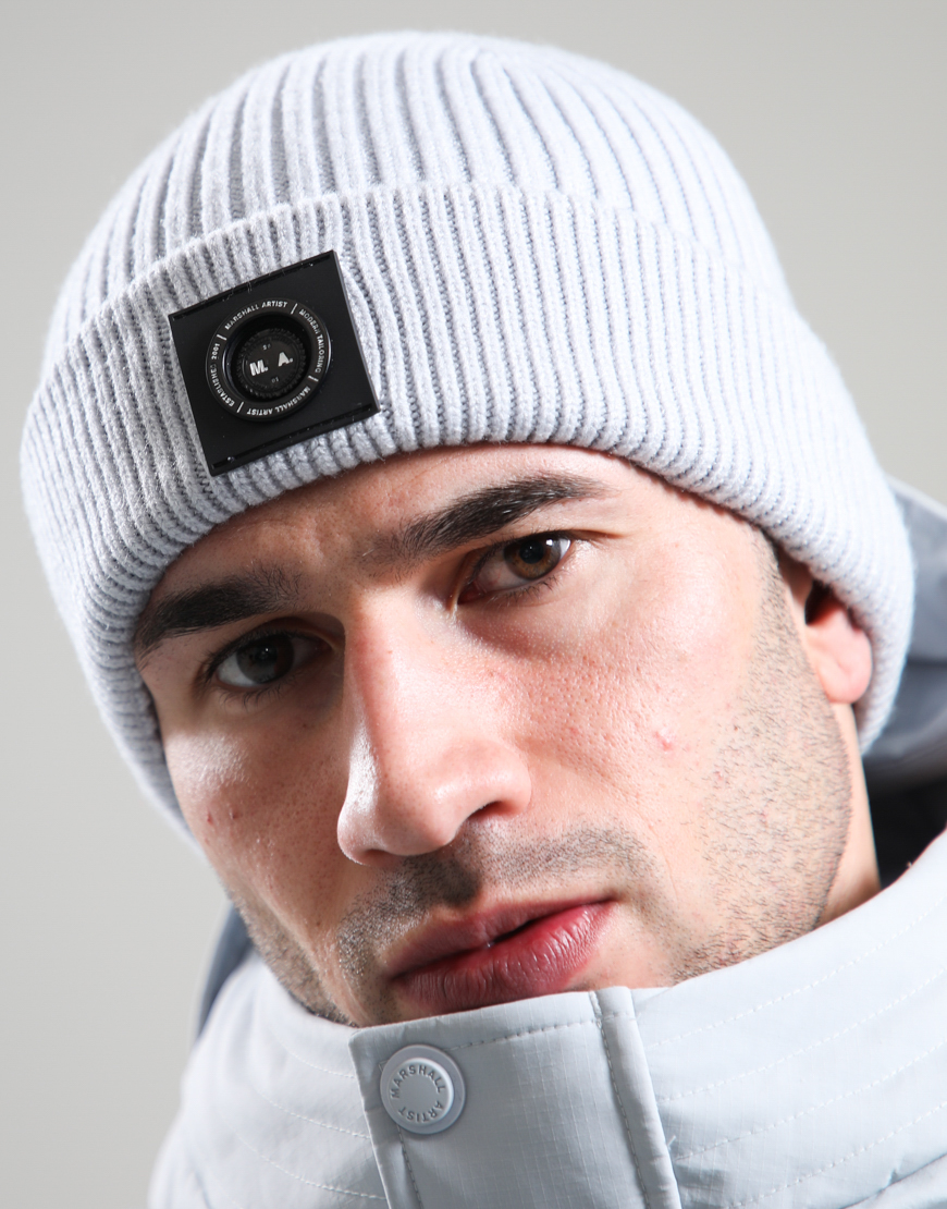 Siren Knitted Beanie Hat // Wolf Grey
