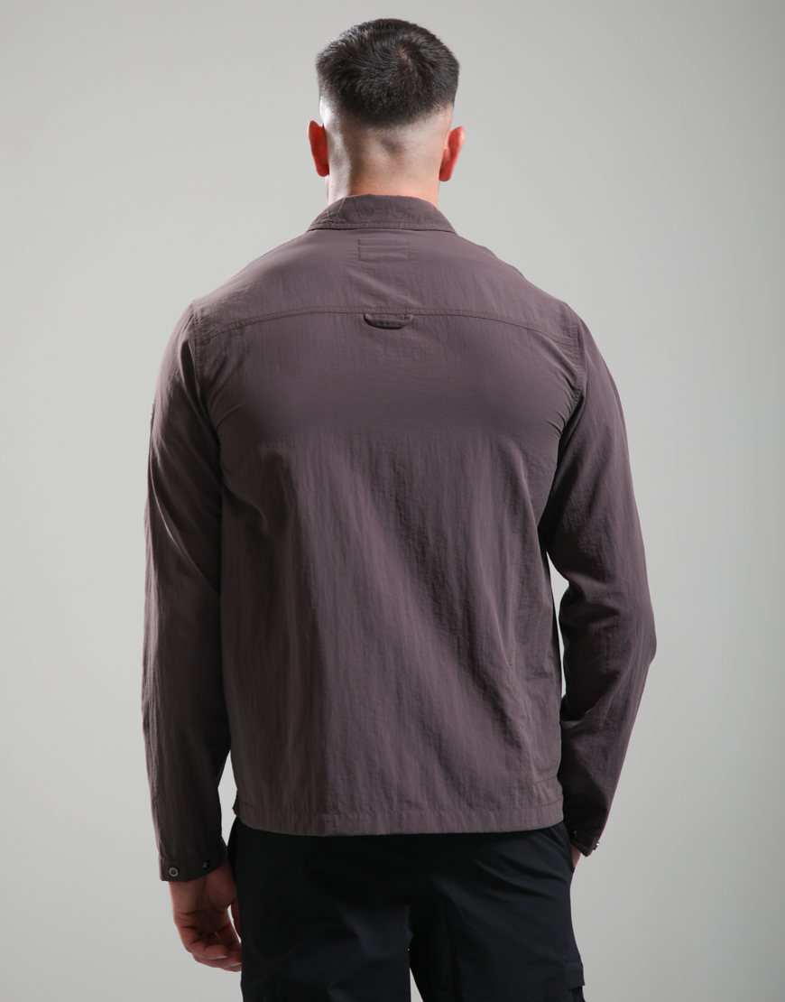 Alternative view of Cayton Overshirt // Bordeaux