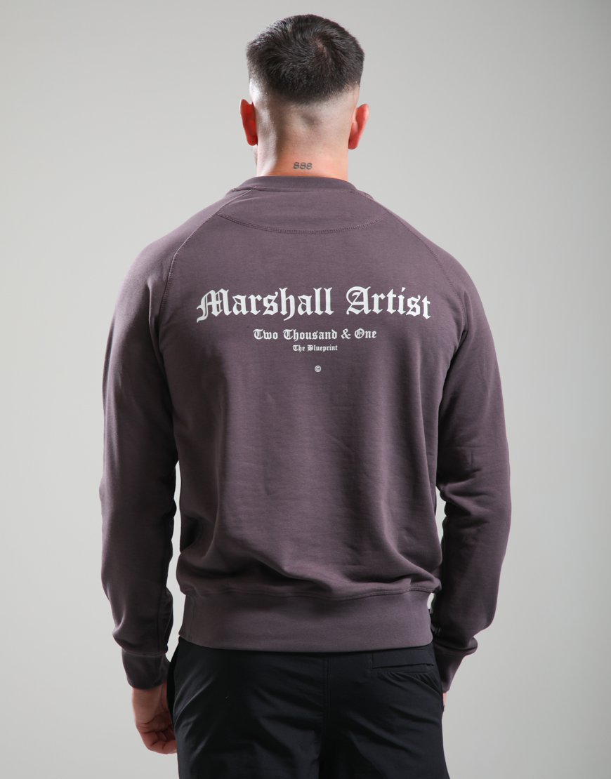 Blueprint Crewneck // Bordeaux