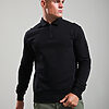 Lewisham Zip Sweat // Black