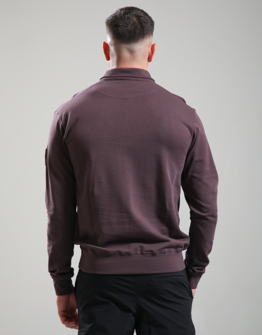 Alternative view of Lewisham Zip Sweat // Bordeaux