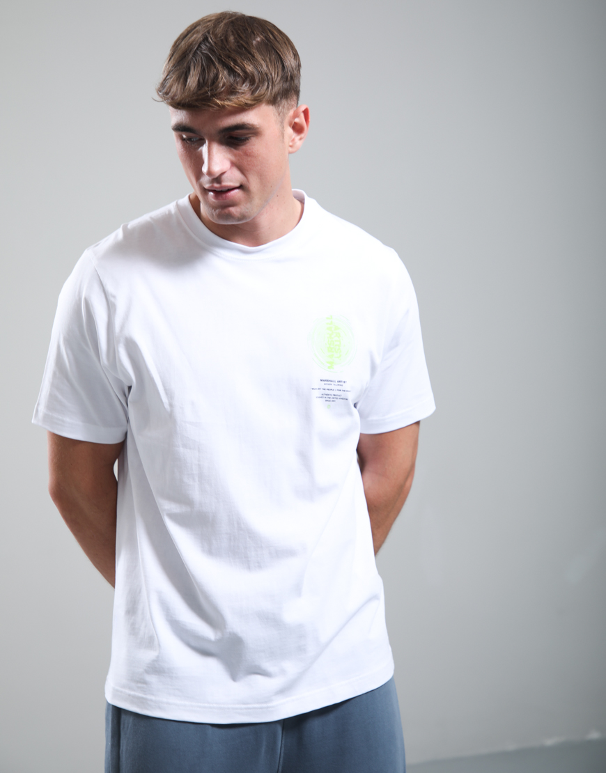 Alternative view of Space Face T-Shirt // White