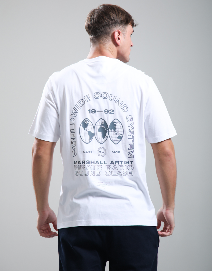 Pirate Radio T-Shirt // White