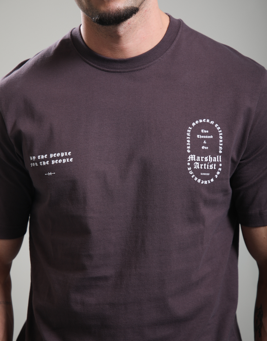 Blueprint T-Shirt // Bordeaux - Image 3