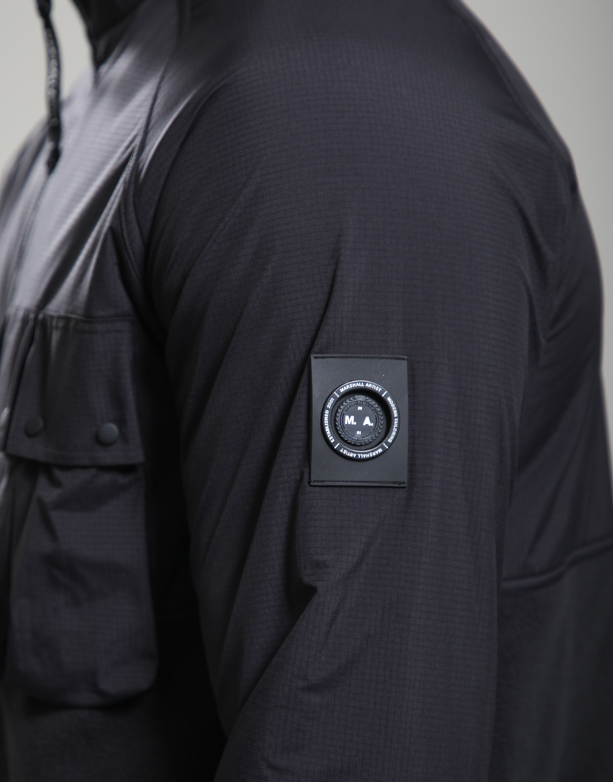 Scafell Fleece Jacket // Black - Image 3