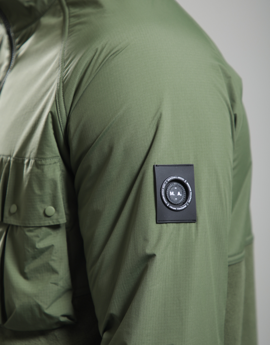 Scafell Fleece Jacket // Khaki - Image 3