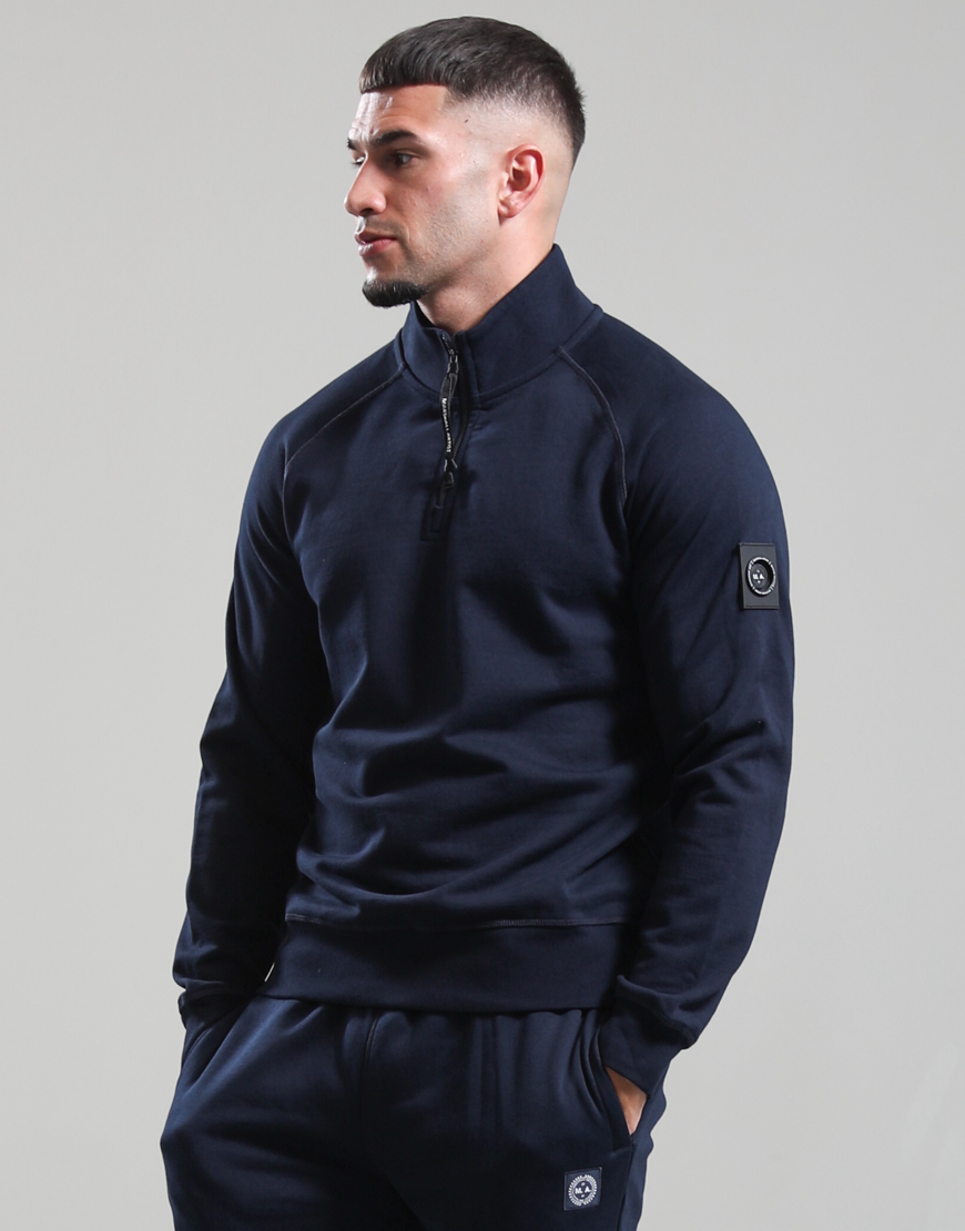 Siren 1/4 Zip Sweat // Navy