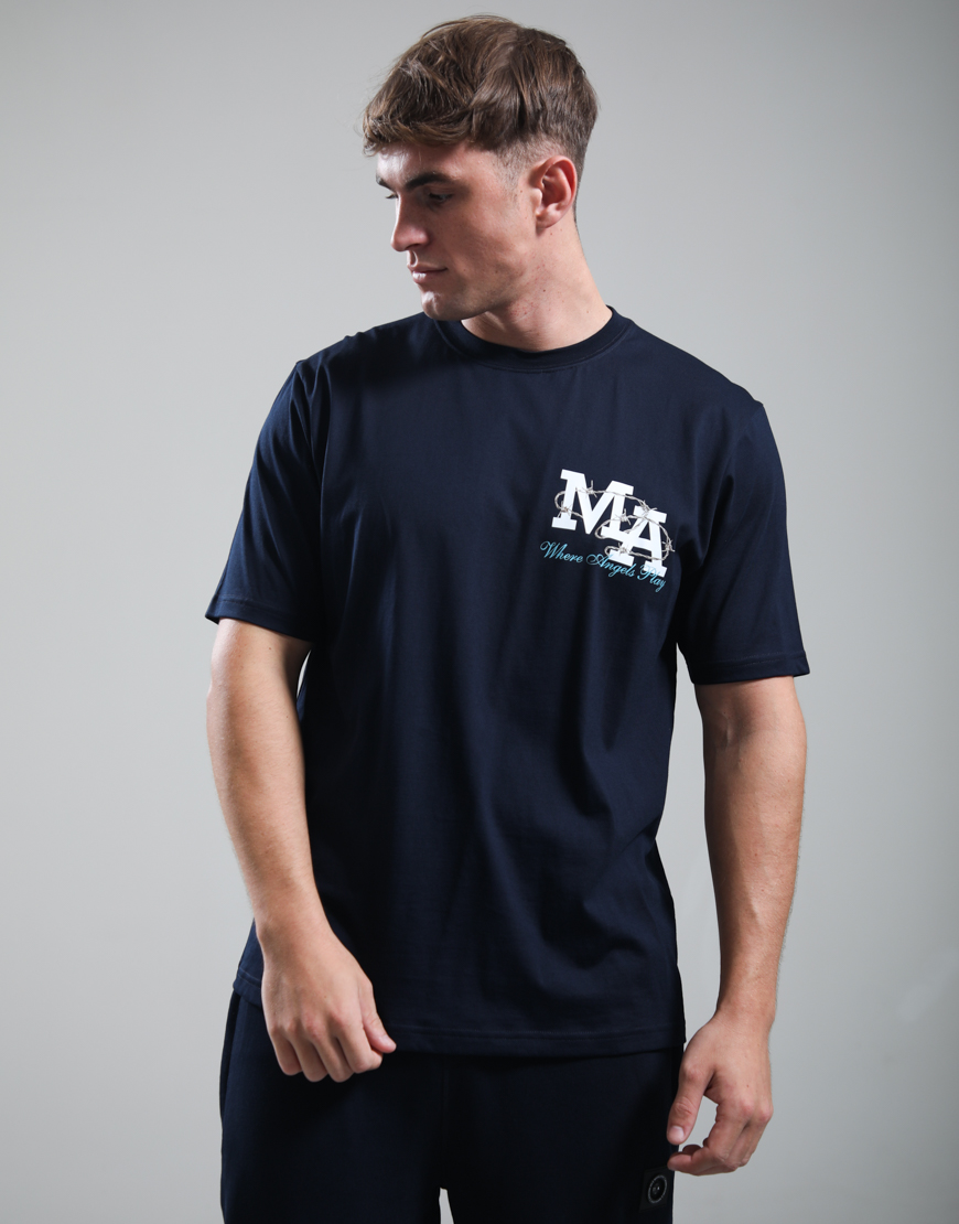 Alternative view of Ma 2 La T-Shirt // Navy