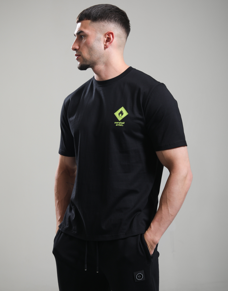 Alternative view of Safe From Harm T-Shirt // Black