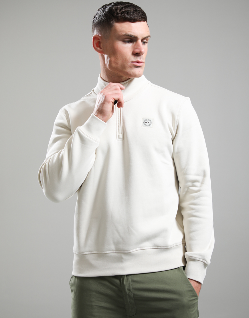 Marchio 1/4 Zip // Silver Birch