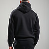Centro 1/4 Zip Hooded Sweat // Black - Image 2