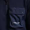 Centro 1/4 Zip Hooded Sweat // Navy - Image 3