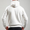 Centro 1/4 Zip Hooded Sweat // Silver Birch - Image 2
