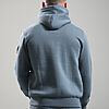 Centro 1/4 Zip Hooded Sweat // Storm Grey - Image 2