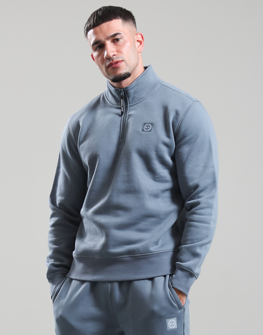 Marchio 1/4 Zip Sweat // Storm Grey