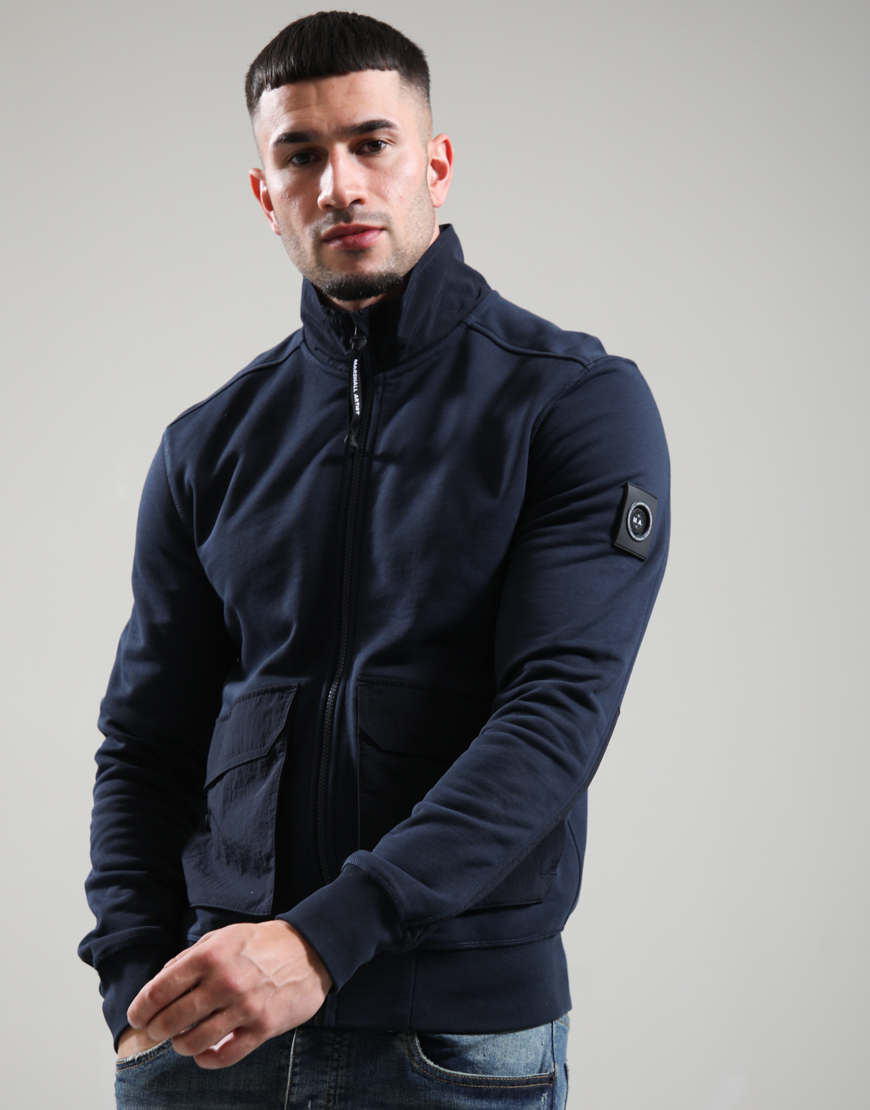 Streatham Full Zip Sweat // Navy